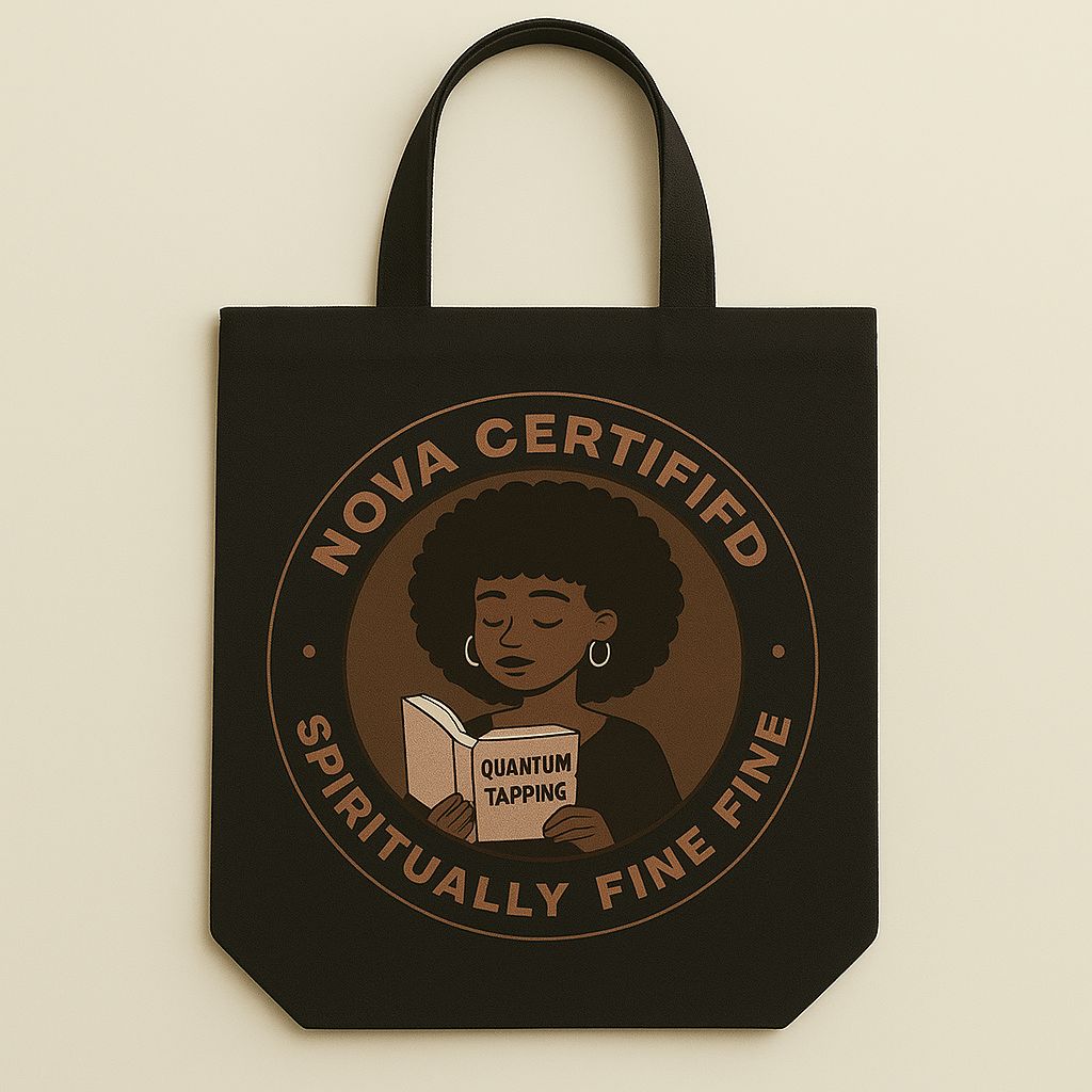 Nova Certified Tote – Black/Brown
Bold and protected. For the frequency queens who move in quiet strength