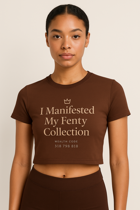 I Manifested My Fenty Collection Tee
For the soft hustlers and beauty lovers. You manifested the glow — now wear the flex.
